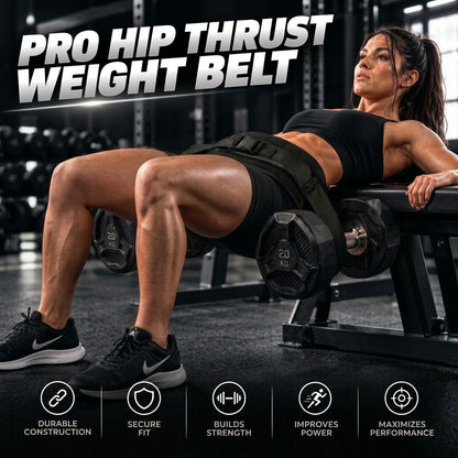 Pro Hip Thrust Weight Belt